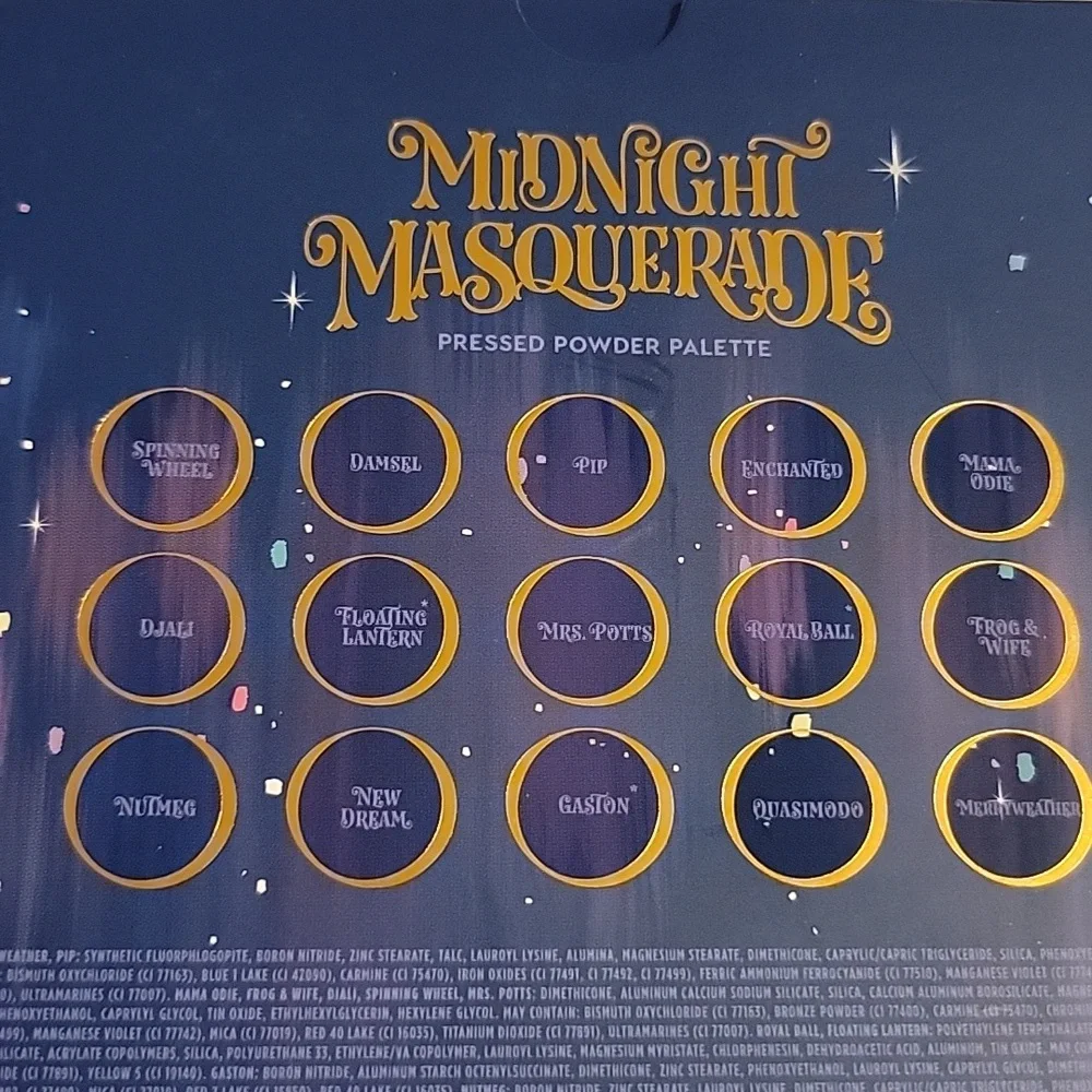 Colourpop x Disney Princess Midnight Masquerade Eyeshadow Palette - New - Picture 11 of 12